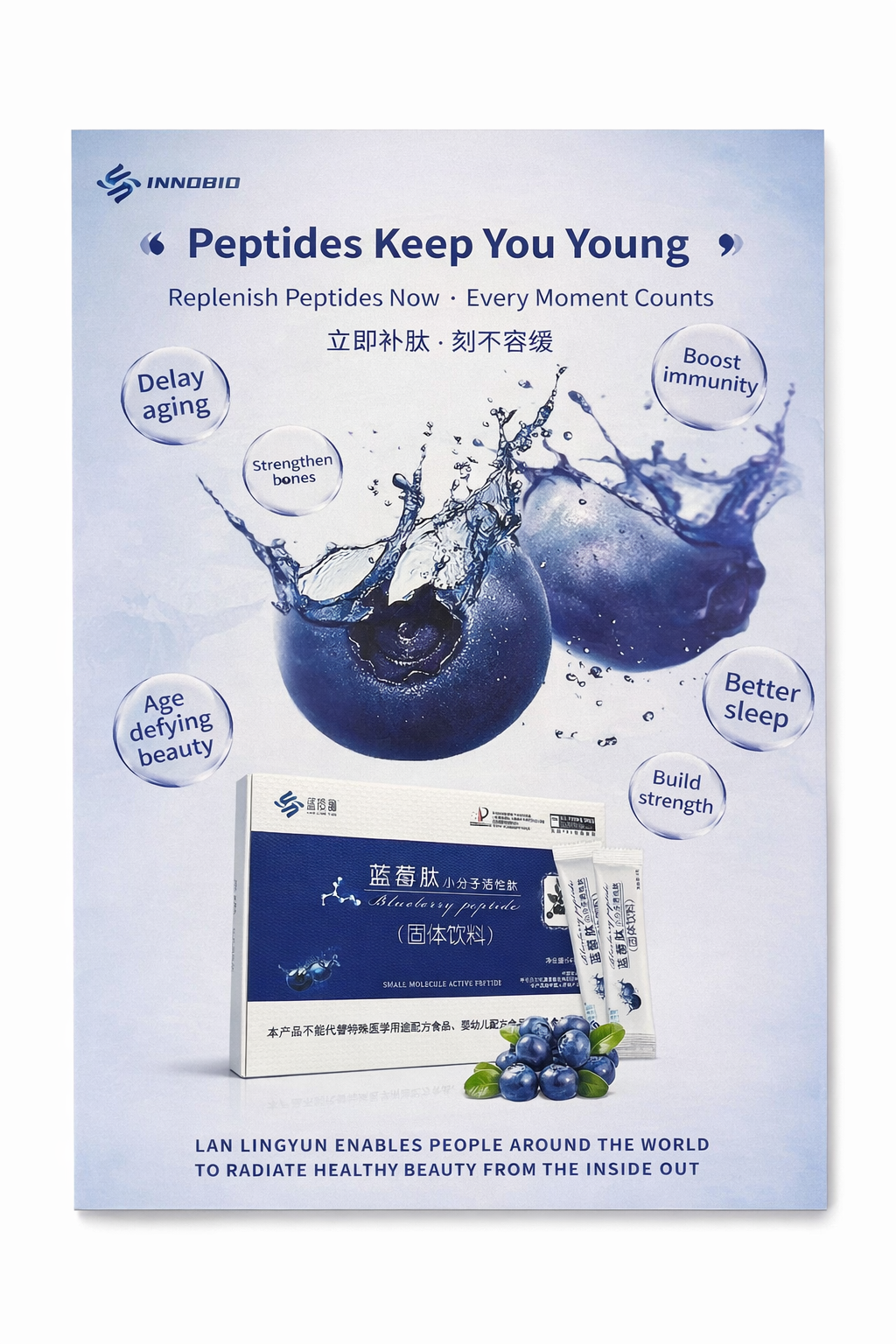 Brosur Blueberry Peptide